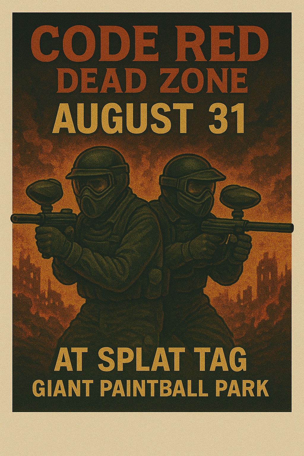 Code Red Scenario Paintball Game
