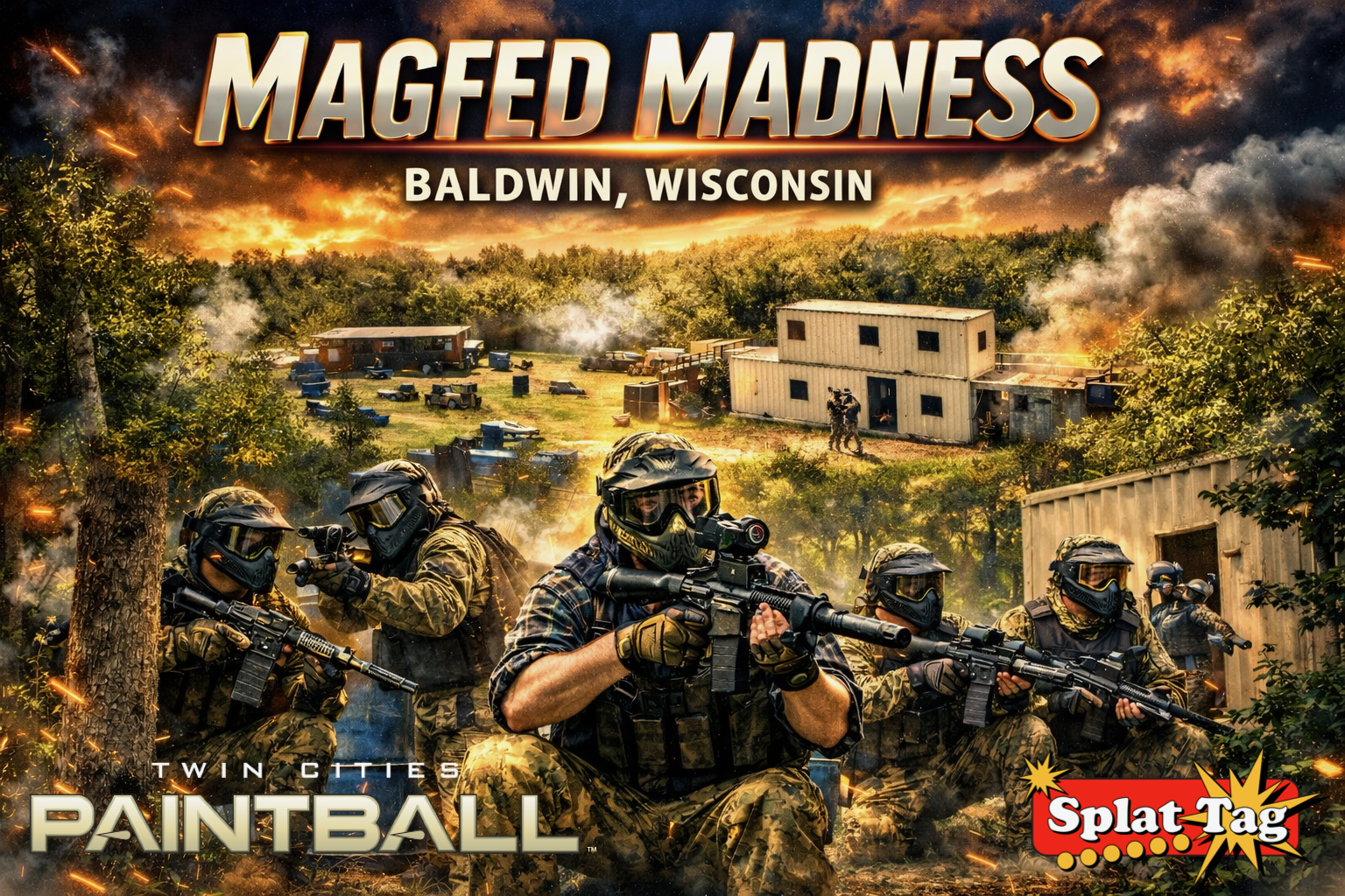 Magfed-Madness™️ Scenario Paintball Game in Wisconsin